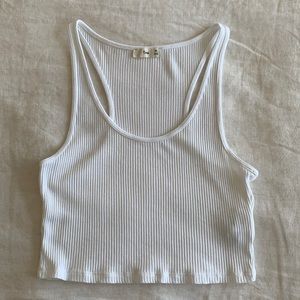 TNA Cropped Racerback Tank - Oak - M